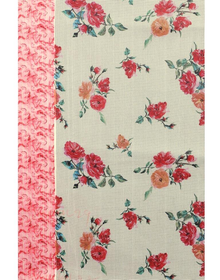 Cream Cotton Saree | Sudathi