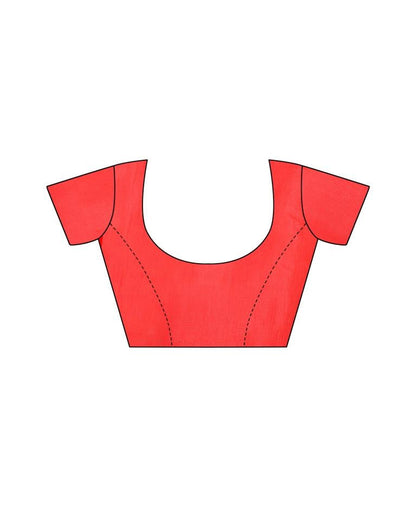 Sky Blue Cotton Saree | Sudathi