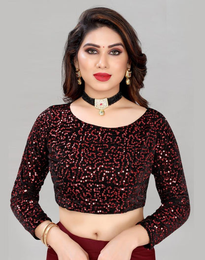 Maroon Ready To Wear Saree | Sudathi