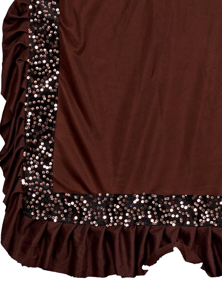 Brown Ready To Wear Saree | Sudathi