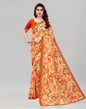 Light Orange Coloured Georgette Bandhani Printed Casual saree | Sudathi