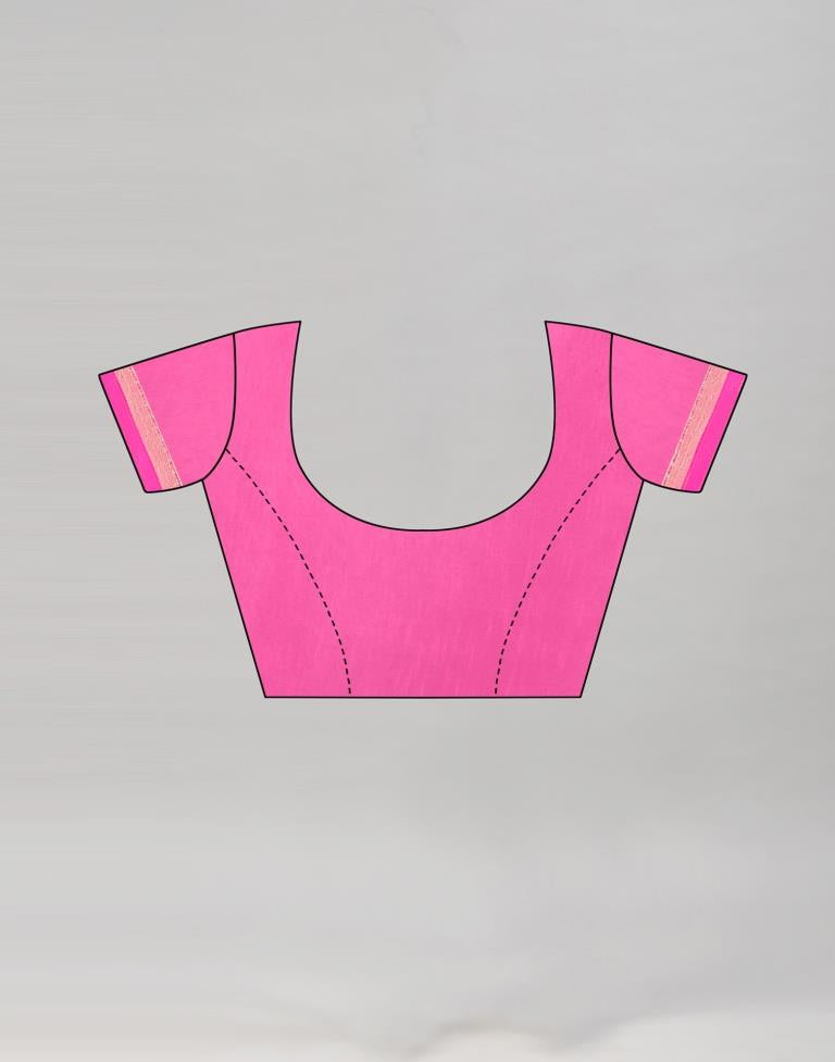 Light Pink Coloured Georgette Floral Printed Casual saree | Sudathi