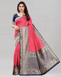 Silver Banarasi Silk Saree