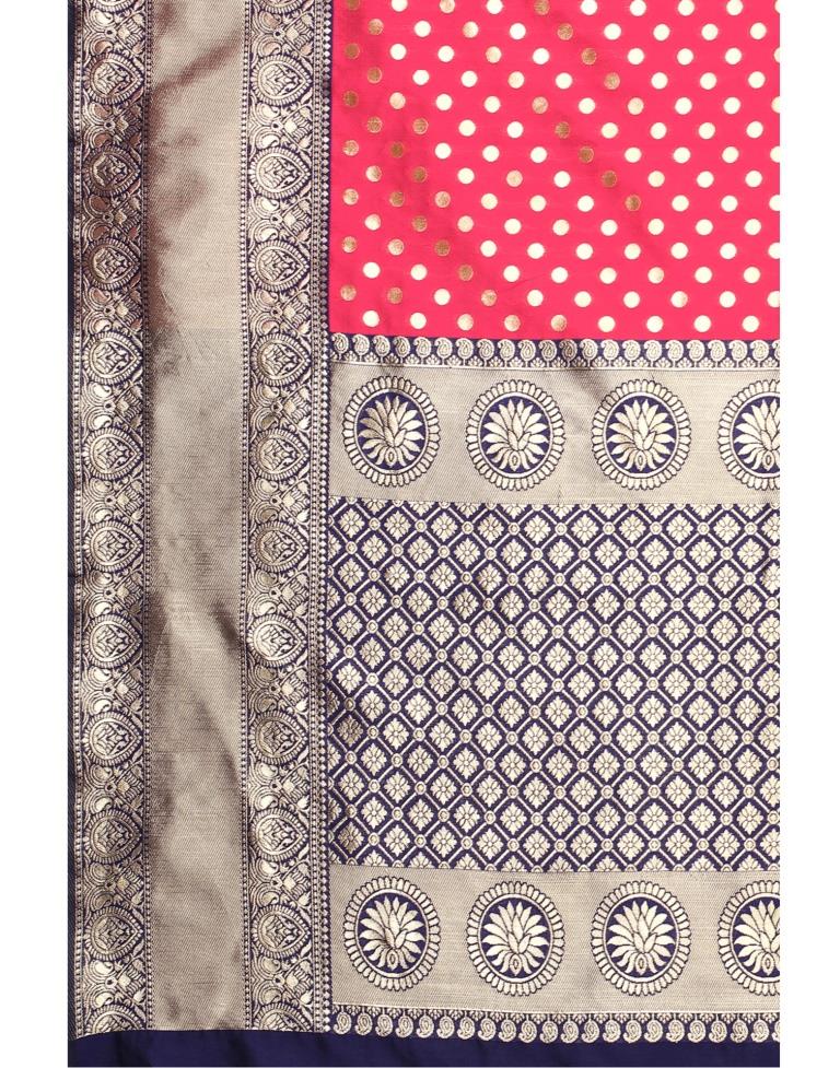 Silver Banarasi Silk Saree