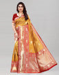Mustard Yellow Banarasi Saree | Sudathi