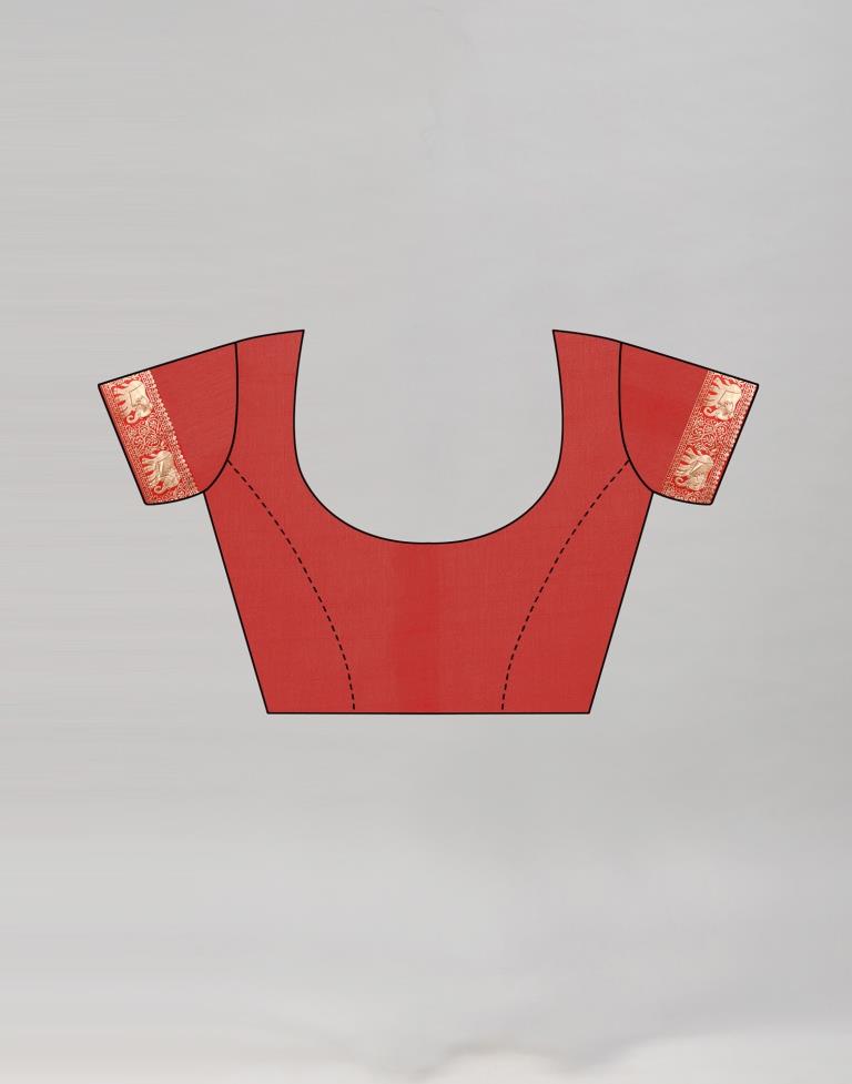 Mustard Yellow Banarasi Saree | Sudathi