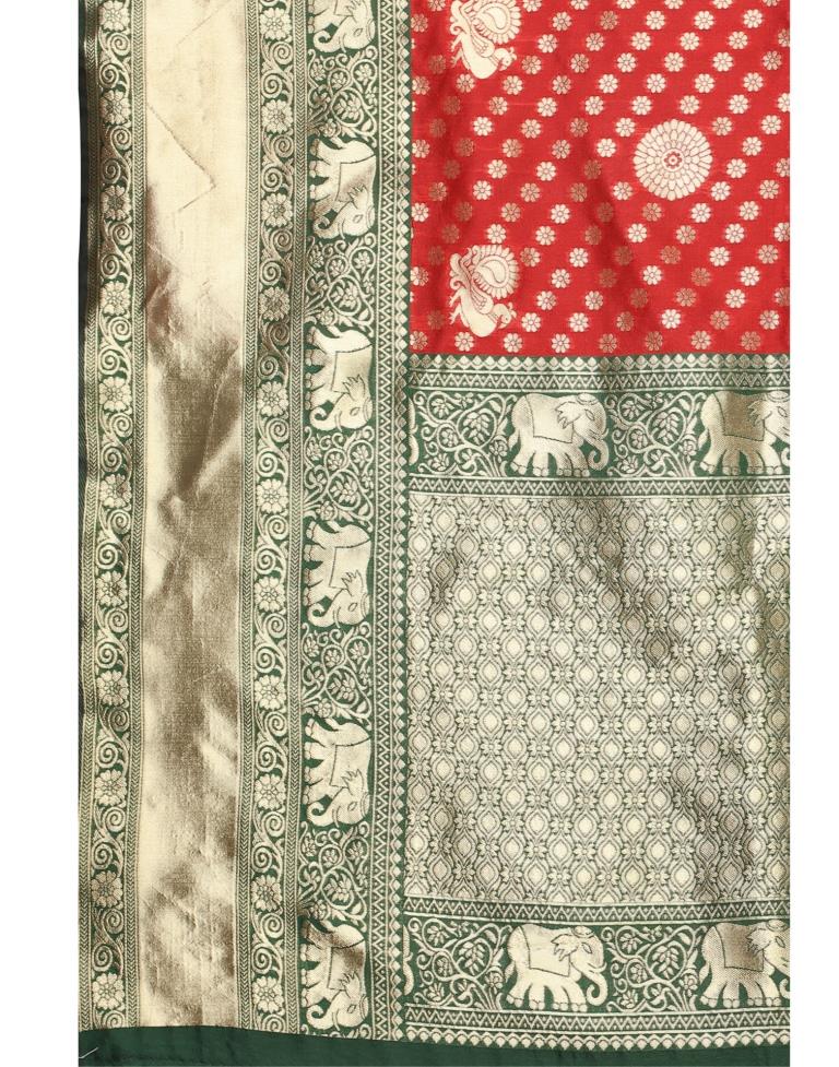 Red Banarasi Saree | Sudathi