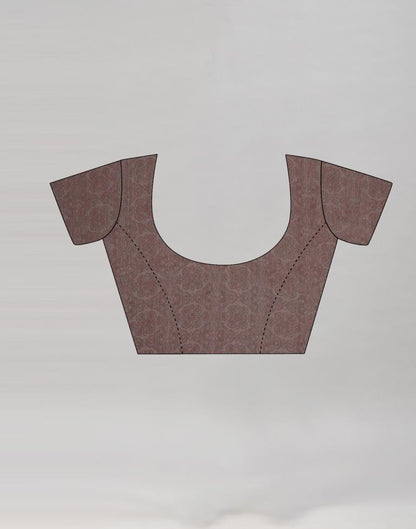 Brown Coloured Chiffon Floral Printed Casual saree | Sudathi