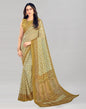 Biscotti Tan Coloured Chiffon Floral Printed Casual saree | Sudathi