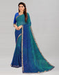 Royal Blue Coloured Chiffon Printed Casual saree | Sudathi