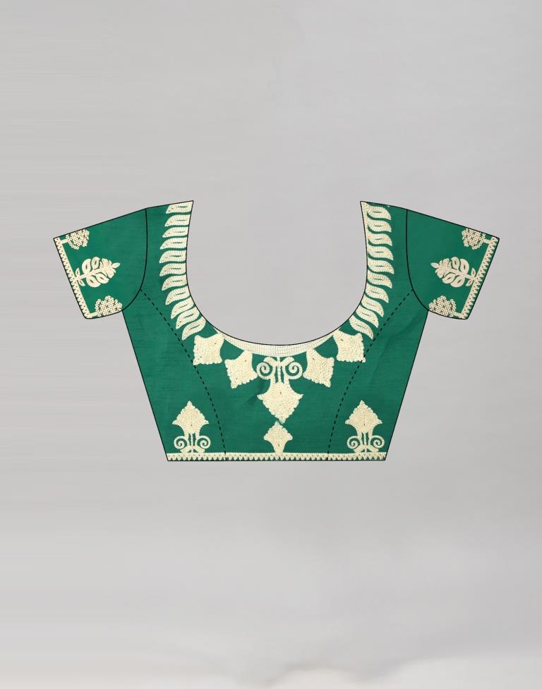 Mustard Yellow Coloured Poly Silk Embroidered Partywear Saree | Sudathi