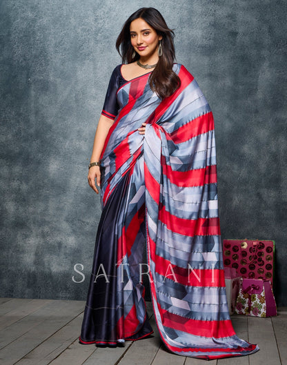 Multicoloured Silk Saree | Sudathi