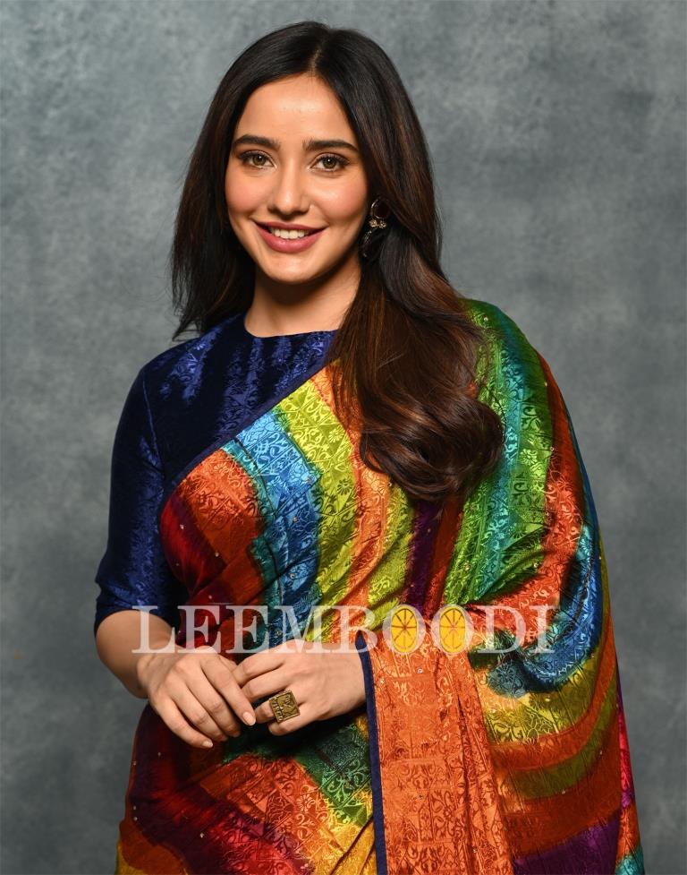 Multicoloured Silk Saree | Sudathi