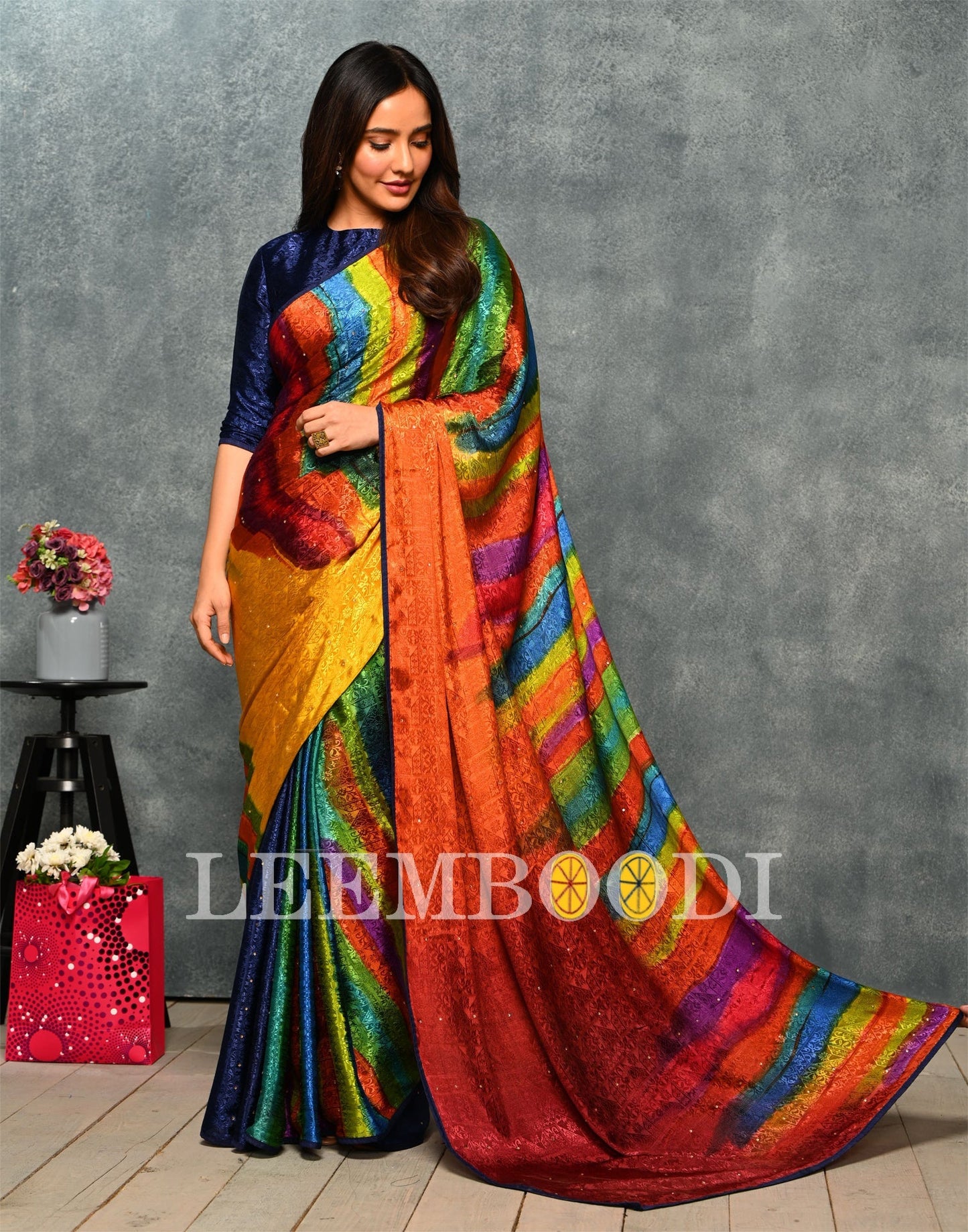 Multicoloured Silk Saree | Sudathi