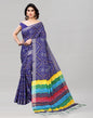 Royal Blue Coloured Cotton Bandhani Printed Saree | Sudathi
