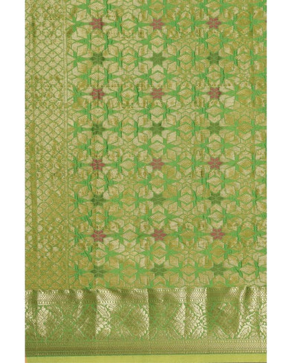 Pink Coloured Poly Silk Banarasi Jacquard Saree | Sudathi