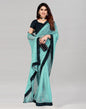 Sky Blue Sequence Saree