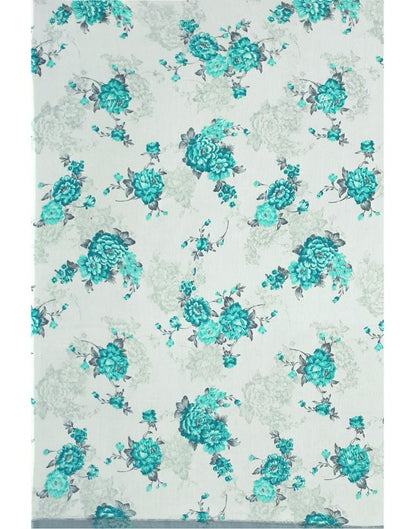 Grey Georgette Floral Printed Saree | Sudathi