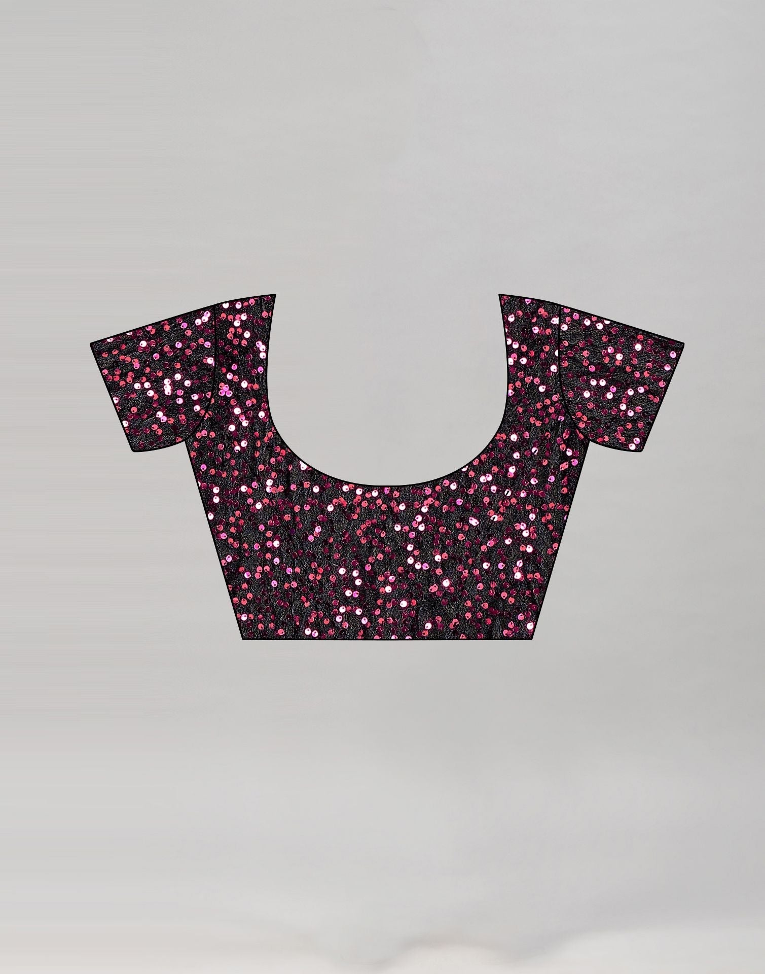 Red Printed Pre-draped Saree | Leemboodi