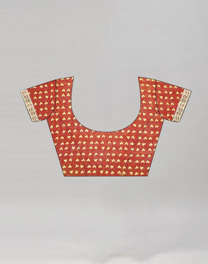 Red Chiffon Bandhani Saree | Sudathi