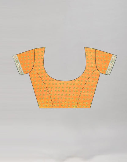 Turmeric Yellow Chiffon Bandhani Saree | Sudathi