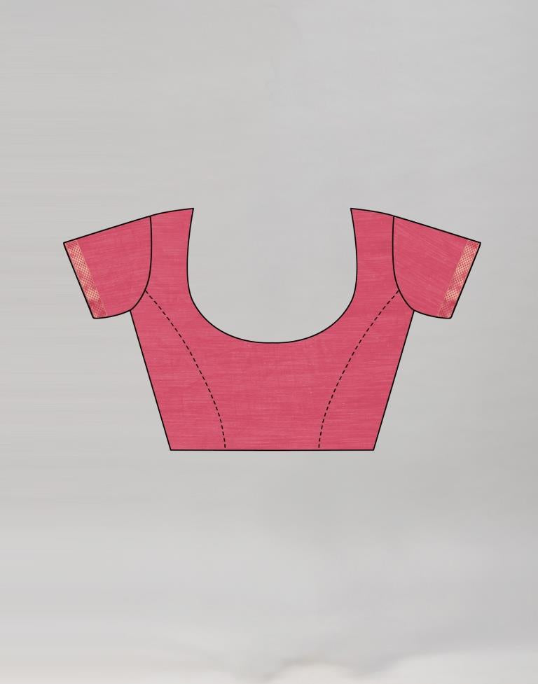 Cream Coloured Chiffon Floral Printed Saree | Sudathi