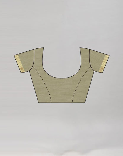 Cream Coloured Chiffon Floral Printed Saree | Sudathi