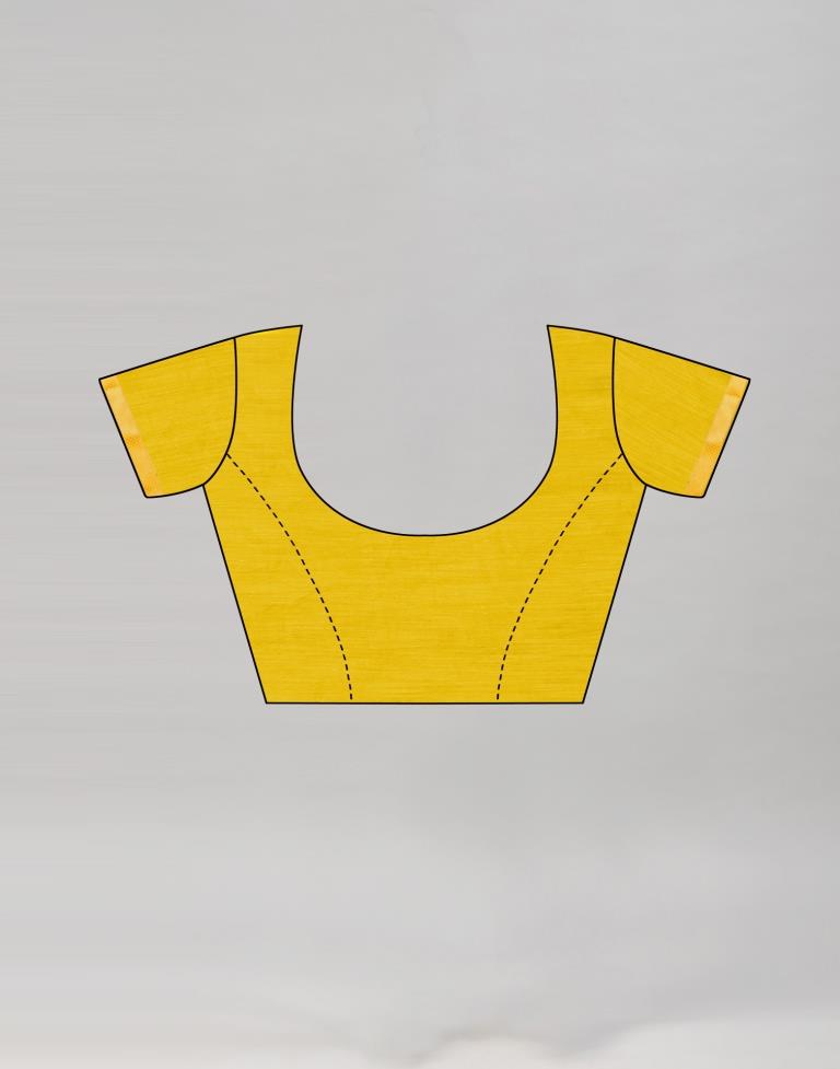 Cream Coloured Chiffon Floral Printed Saree | Sudathi