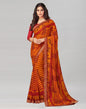 Red Coloured Chiffon Printed Saree | Sudathi