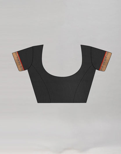 Steel Grey Coloured Chiffon Printed Saree | Sudathi