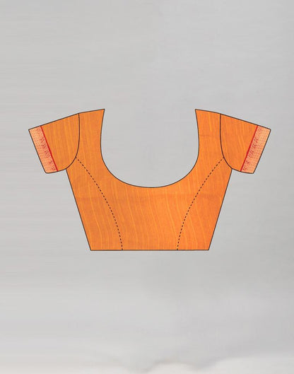 Turmeric Yellow Coloured Chiffon Printed Saree | Sudathi