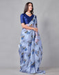 Blue Organza Saree | Sudathi
