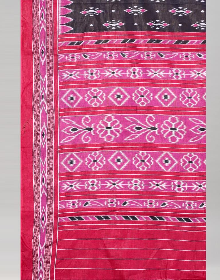 Dark Blue Coloured Cotton Printed Saree | Sudathi