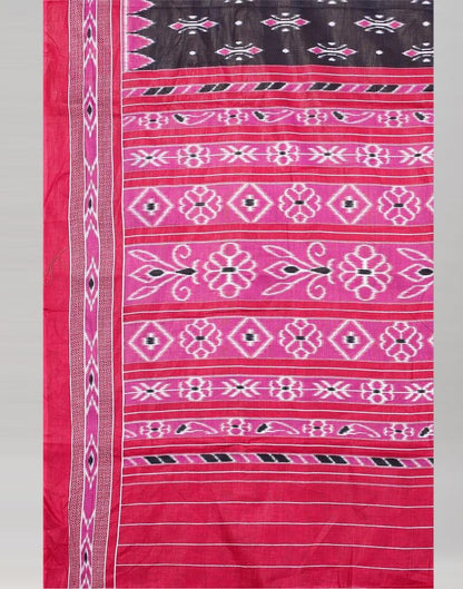 Dark Blue Coloured Cotton Printed Saree | Sudathi