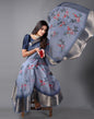 Blue Organza Saree | Sudathi