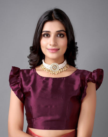 Rose Pink Organza Saree | Sudathi