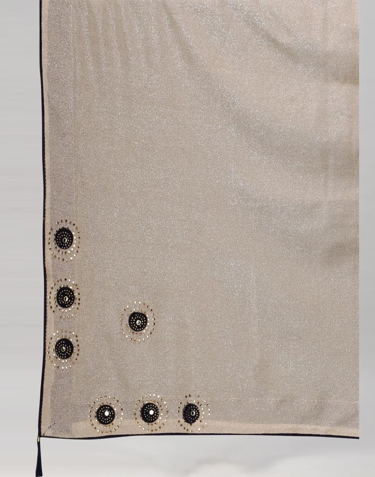 Light Brown Embellished saree | Leemboodi