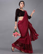 Maroon Ready to wear saree | Leemboodi