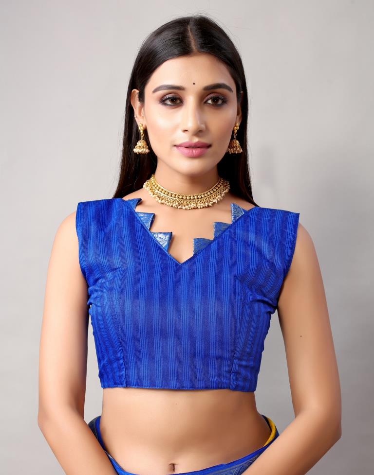 Turmeric Yellow Cotton Saree | Leemboodi