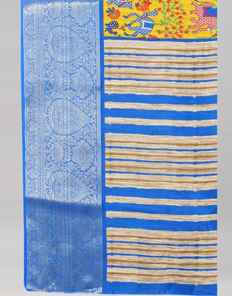 Turmeric Yellow Cotton Saree | Leemboodi