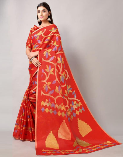 Red Silk Saree | Sudathi