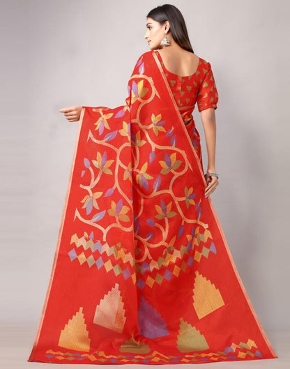 Red Silk Saree | Sudathi