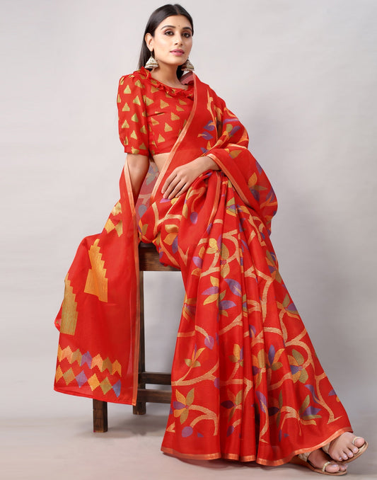 Red Silk Saree | Sudathi