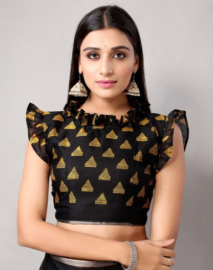 Black Silk Saree | Leemboodi