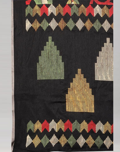 Black Silk Saree | Leemboodi