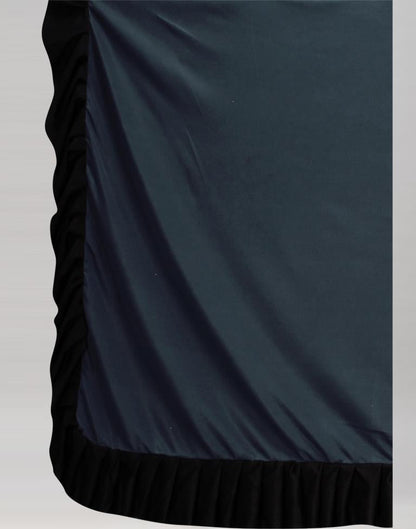 Steel Grey Ready to wear saree | Leemboodi