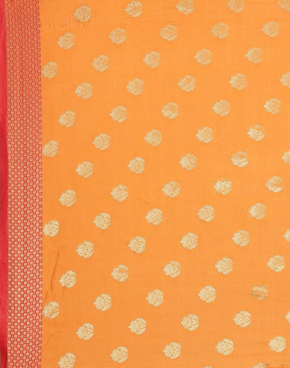 Orange Silk Saree | Sudathi