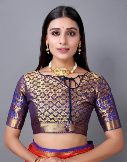 Red Banarasi Silk Saree | Sudathi