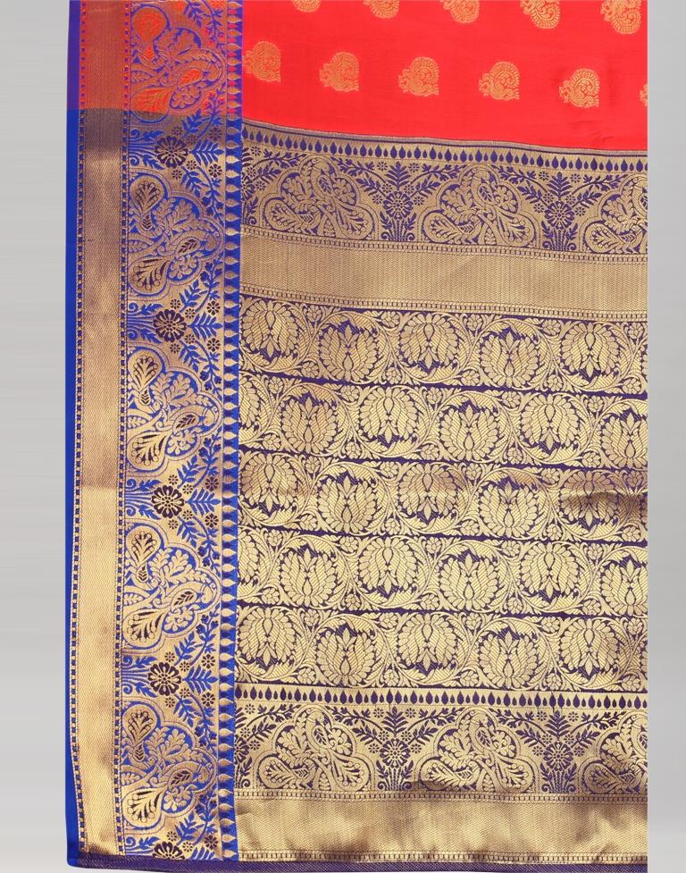 Red Banarasi Silk Saree | Sudathi