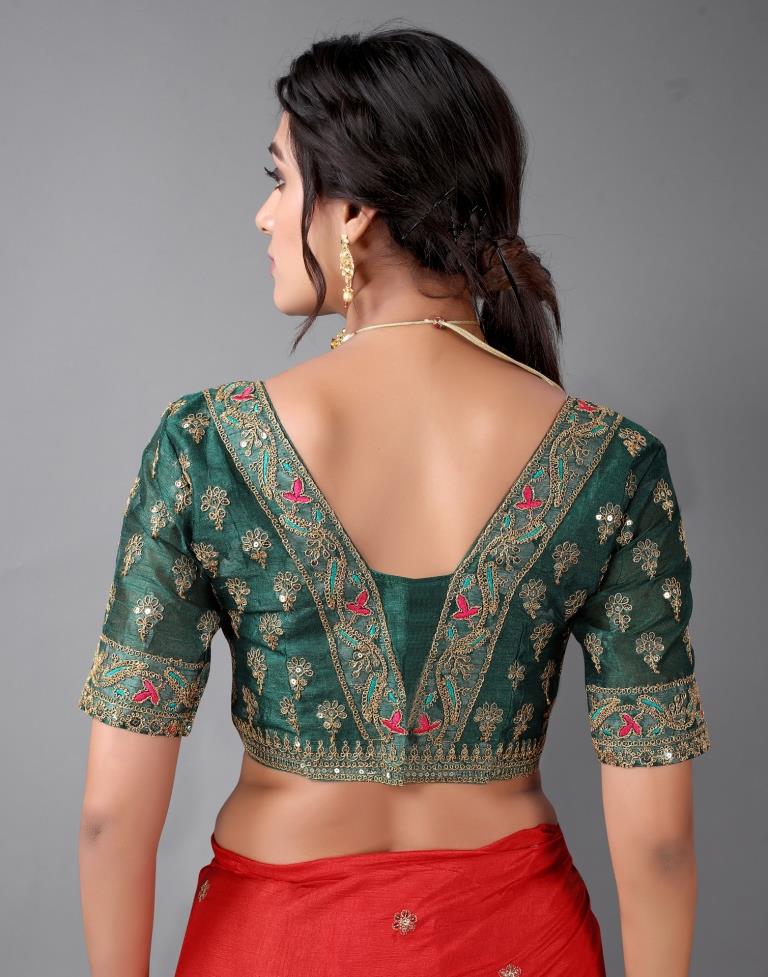 Red Silk Saree | Sudathi